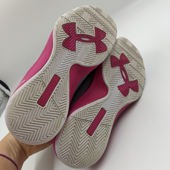 UNDER ARMOUR Torch Fade High Top Basketball Shoes Sz 8 - Picture 14 of 16